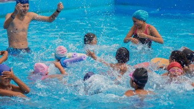Así pasaron las muestras de natación en las Escuelas de Verano de la Ciudad
