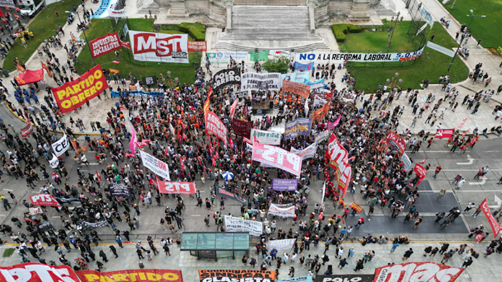 Paro general con adhesión de muchos gremios también en Mendoza