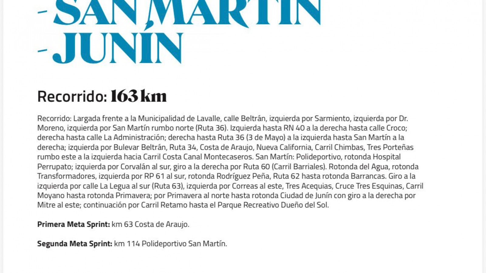 Octava Etapa: El día que el sol también compite