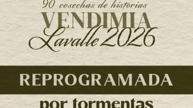Lavalle reprogramó su Vendimia para el domingo 22 de febrero