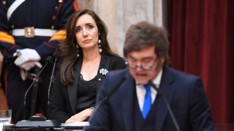 Fuerte cruce entre la vice presidenta Victoria Villarruel y el diputado Luis Petri