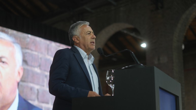 Cornejo en Bodegas de Argentina: "Faltó el presidente Milei en este evento"