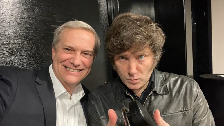 Javier Milei recibe al presidente de Chile José Antonio Kast en Casa Rosada