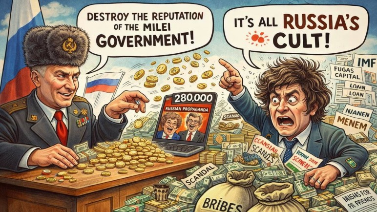 Rusia pone la plata, pero el desprestigio lo fabrica el propio gobierno