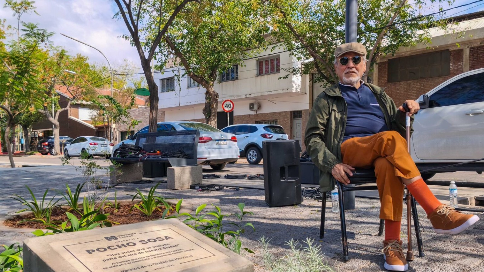 Pocho Sosa fue homenajeado por la Ciudad de Mendoza y declarado Vecino Destacado