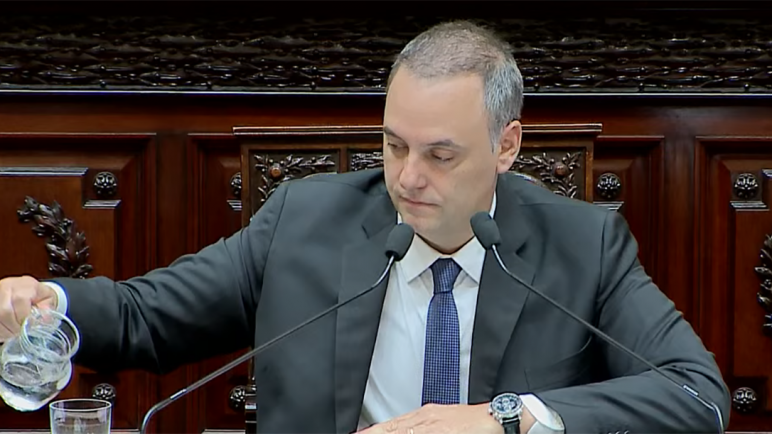 Manuel Adorni en el Congreso: "No cometí ningún delito y voy a probarlo en la Justicia"
