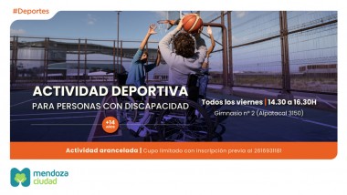 El Gimnasio Municipal Nº 2 suma una propuesta deportiva inclusiva para personas con discapacidad
