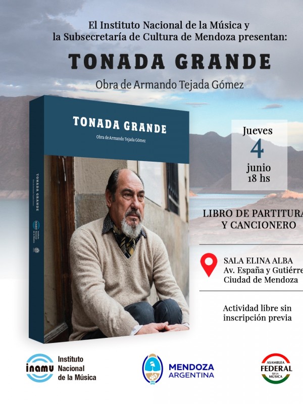 Presentan en Mendoza "Tonada Grande", una publicación que rescata la obra de Armando Tejada Gómez