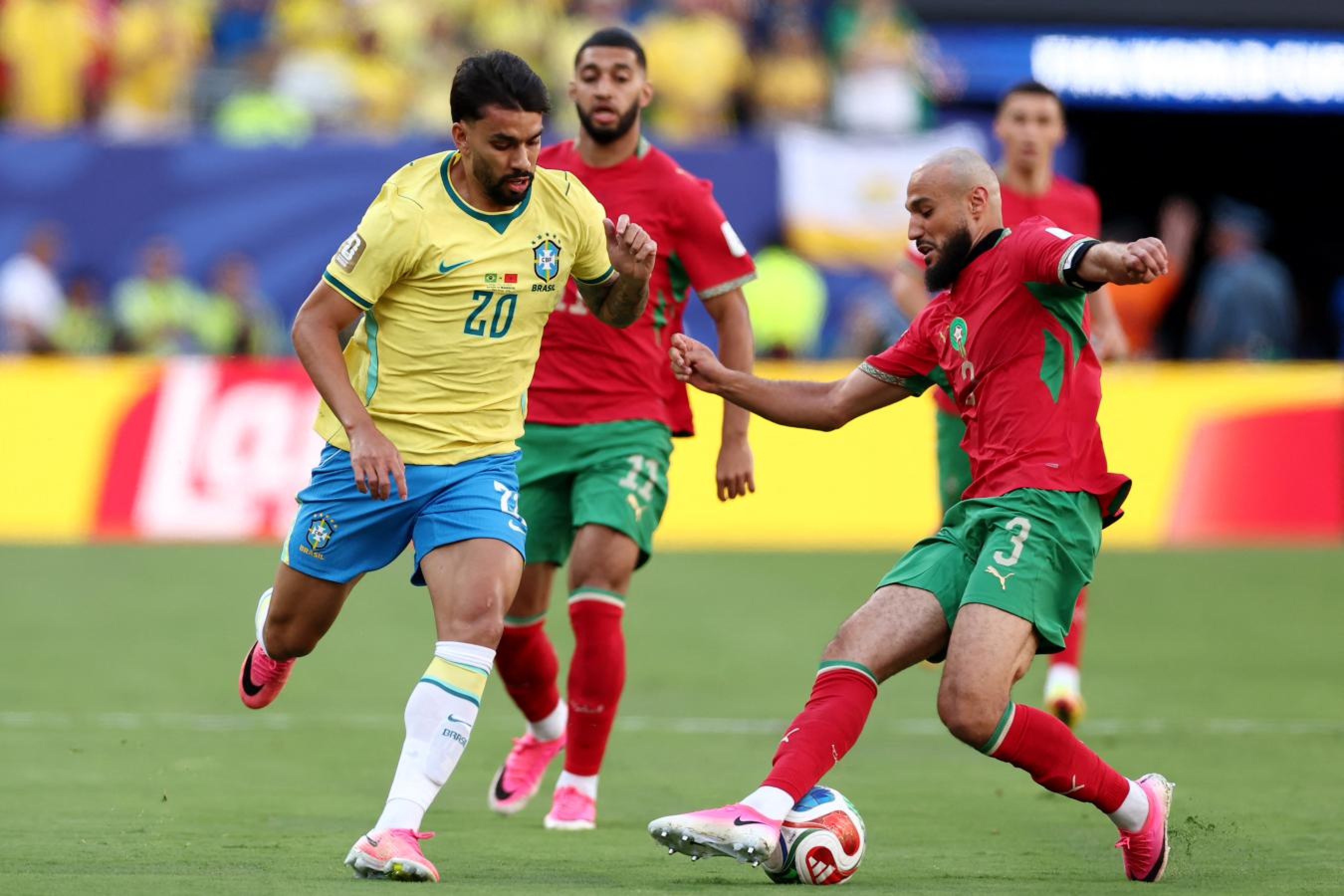 Marruecos le marcó el camino a Brasil, pero Vinicius evitó que la tormenta fuera completa