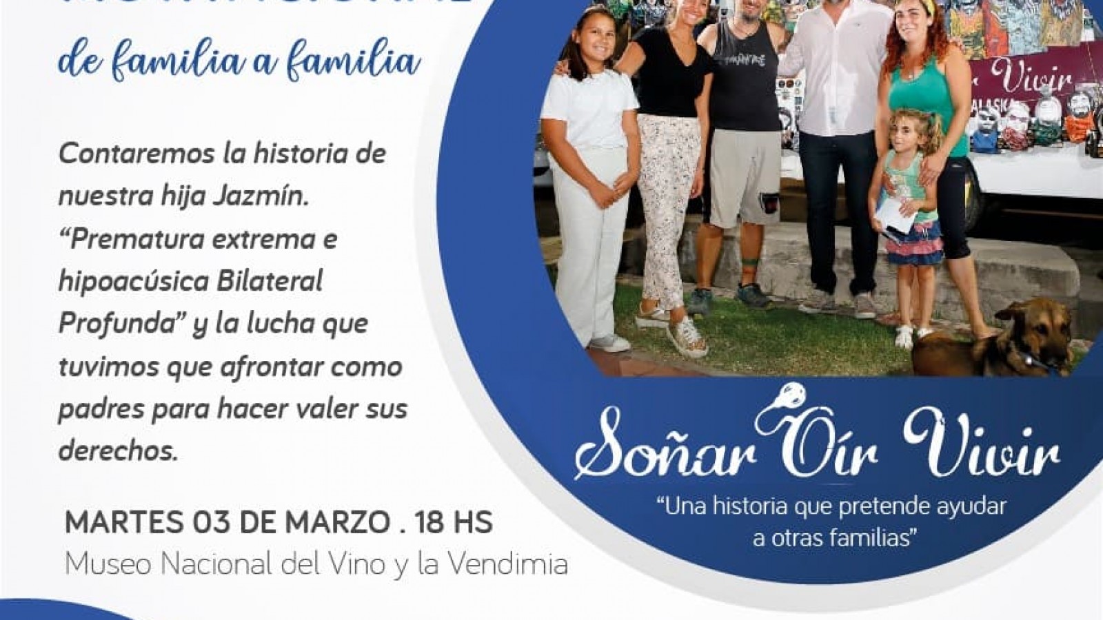 Charla motivacional «De familia a Familia» en Maipú