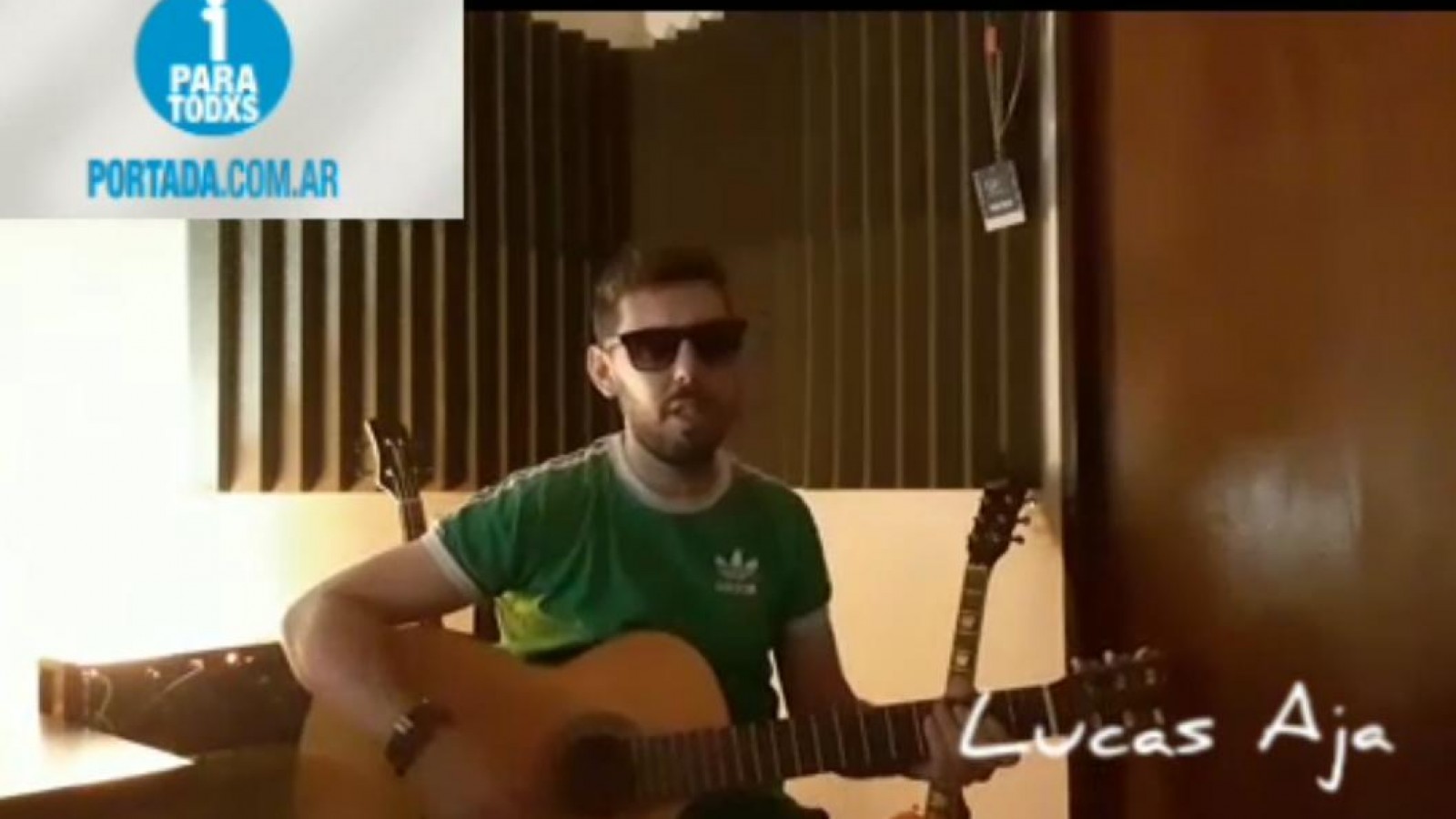 Lucas Aja se sumó por amor al ARTE