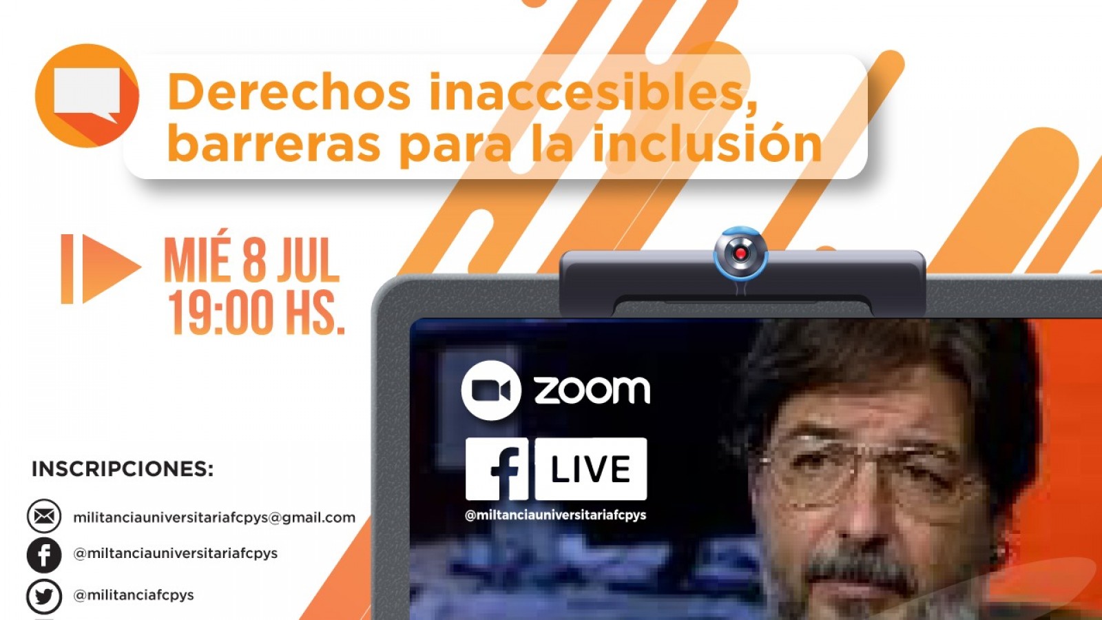 Charla virtual: DERRIBANDO BARRERAS PARA LA INCLUSIÓN