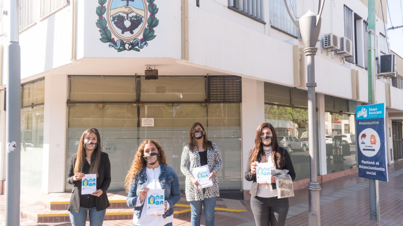 Maipú impulsa el uso de barbijos inclusivos en comercios