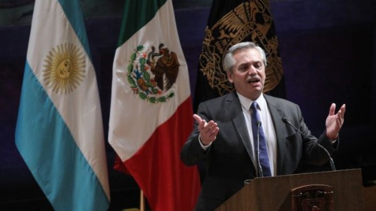 El presidente visitó Méjico