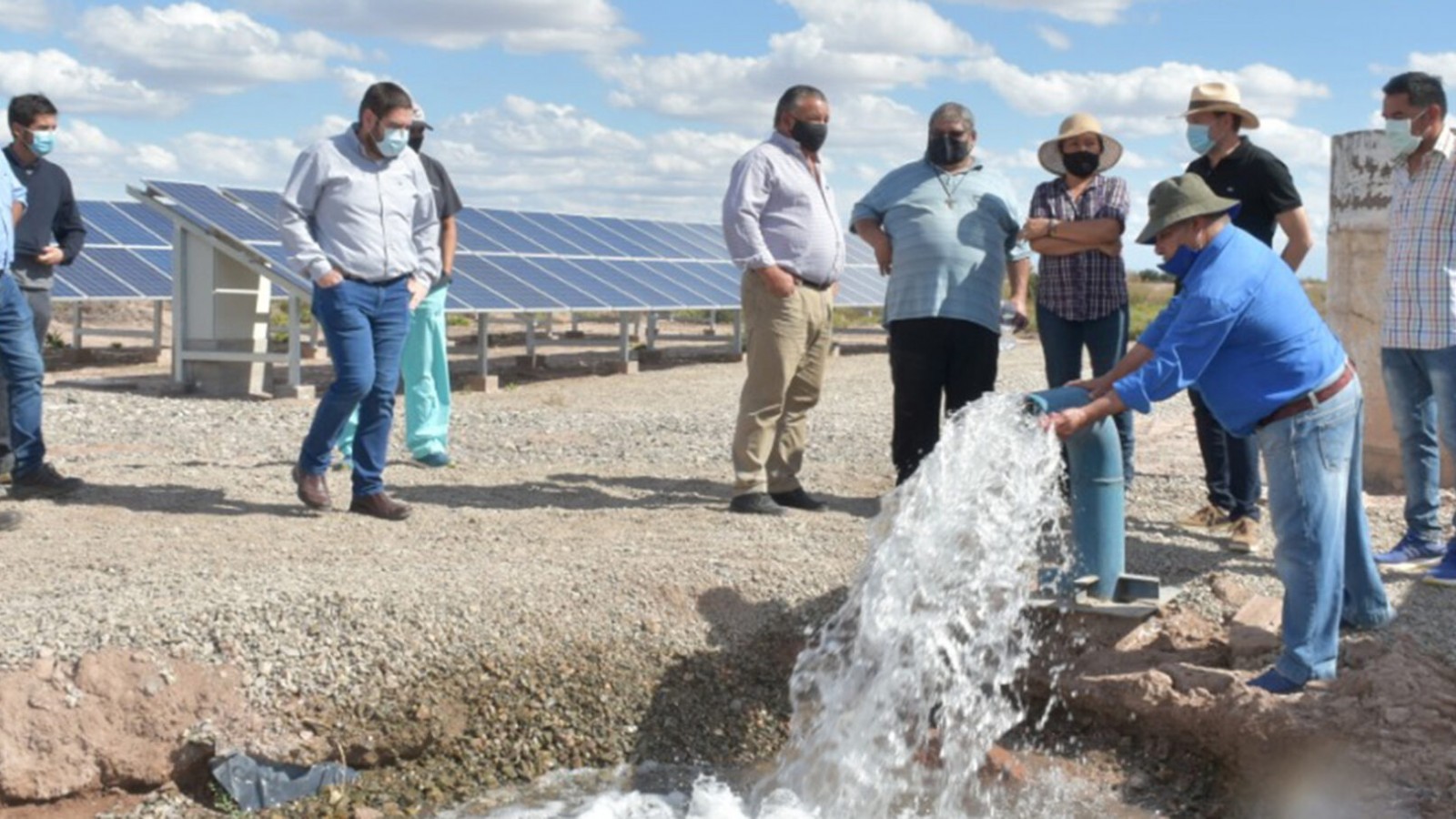 La Comunidad Huarpe recuperó un pozo de agua-LSA