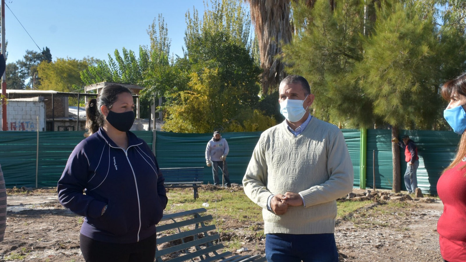 Lavalle remodelará la plaza del barrio Tres de Mayo