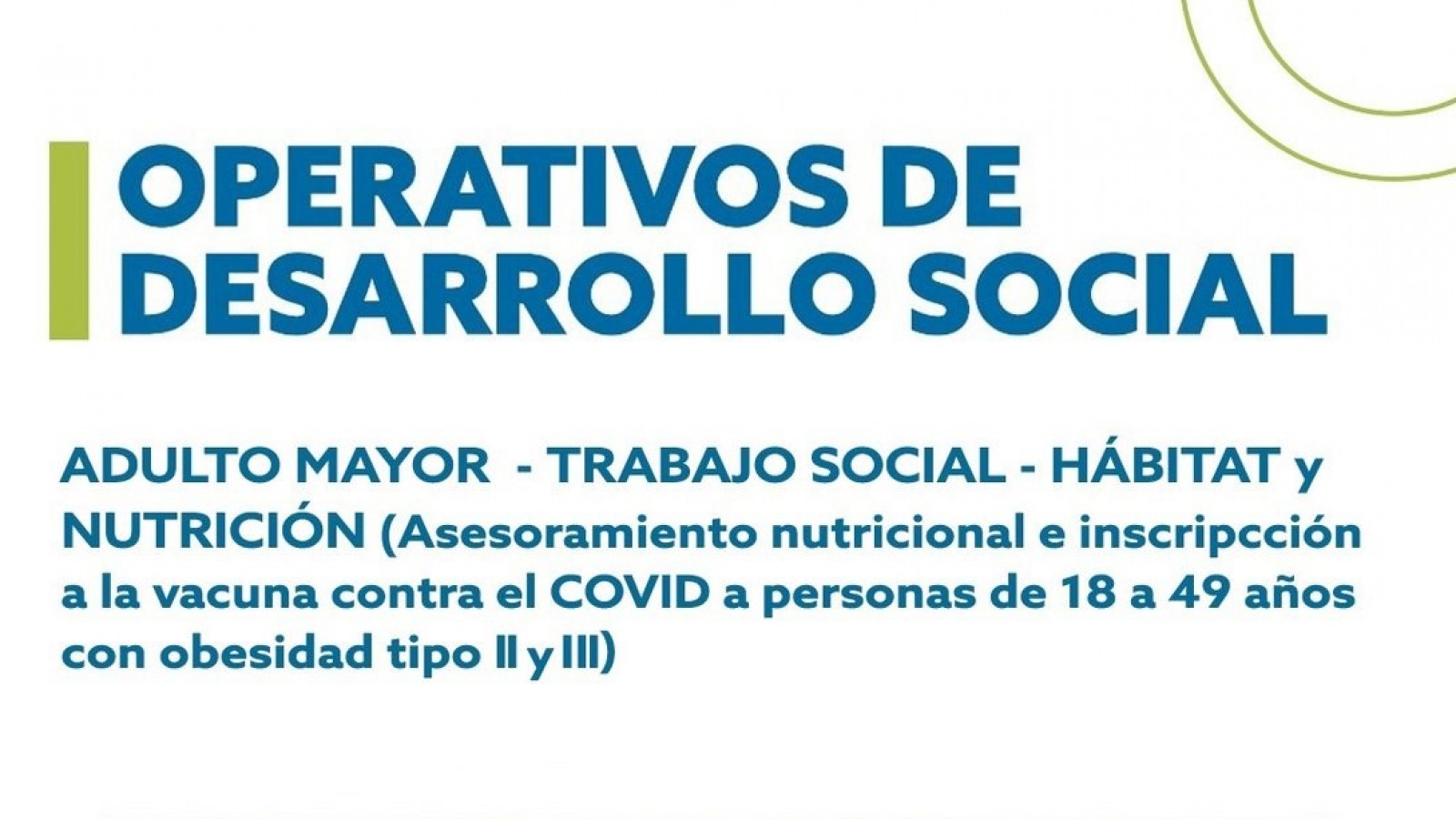 San Rafael: asesoramiento nutricional e inscripción a vacunación de personas con obesidad II y III- LSA