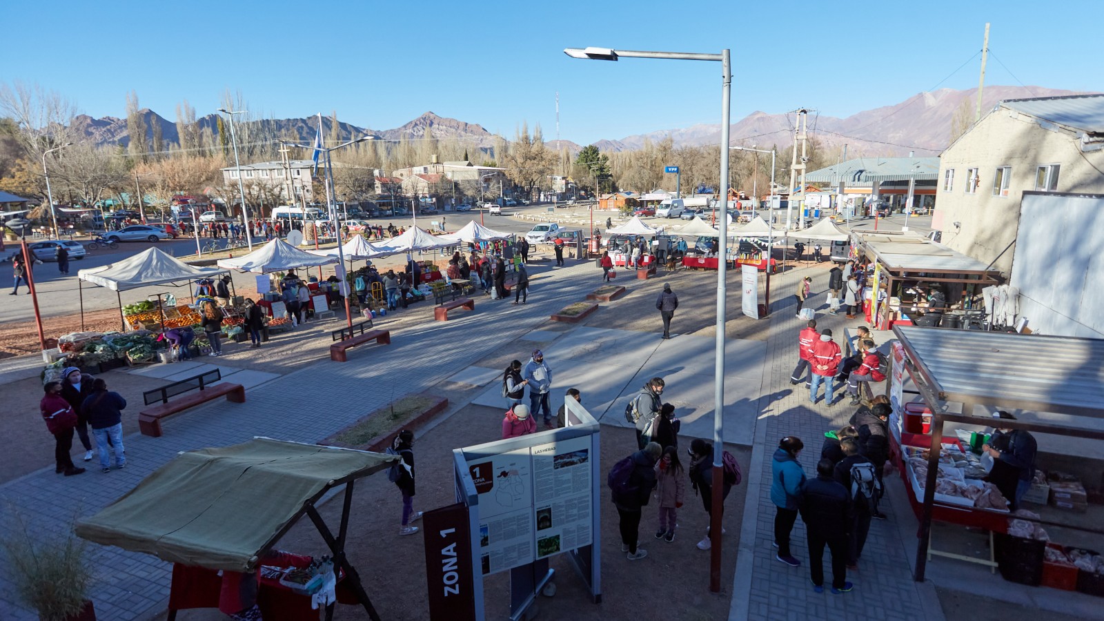 El municipio de Las Heras acercó servicios esenciales a los vecinos de Uspallata
