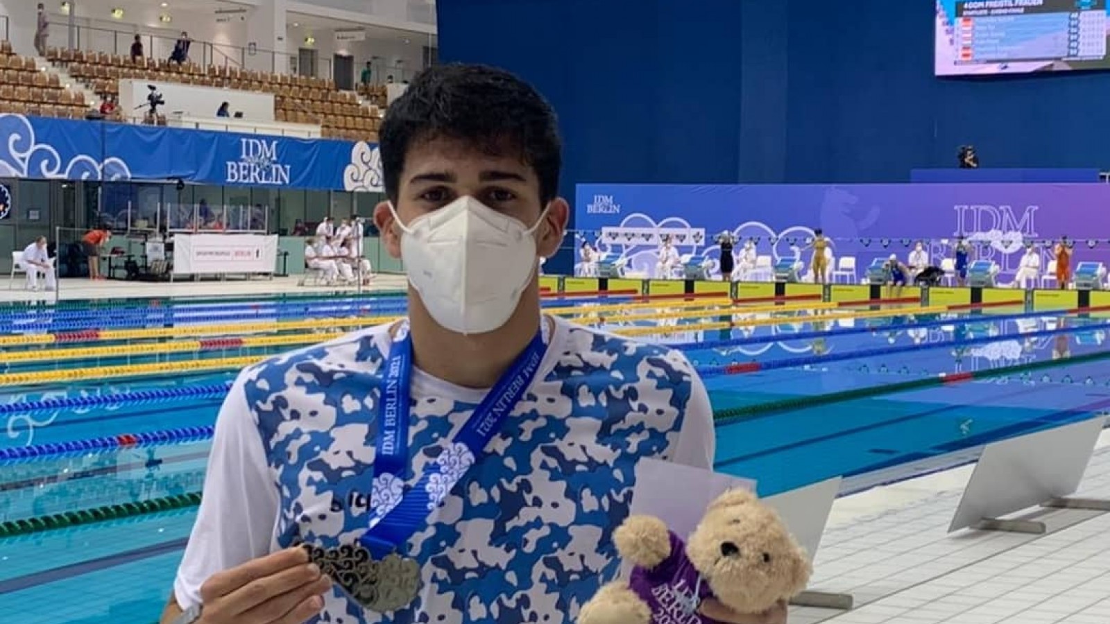 Iñaki Basiloff establecio un nuevo récord en natación paralímpica en el mundial de Alemania