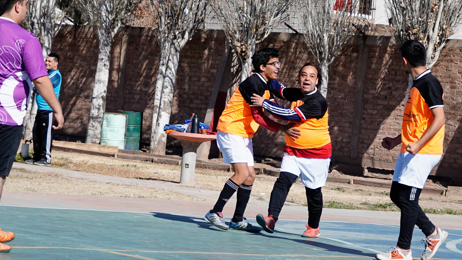Alegría y diversión en el Encuentro de Deporte Adaptado que se hizo en Las Heras