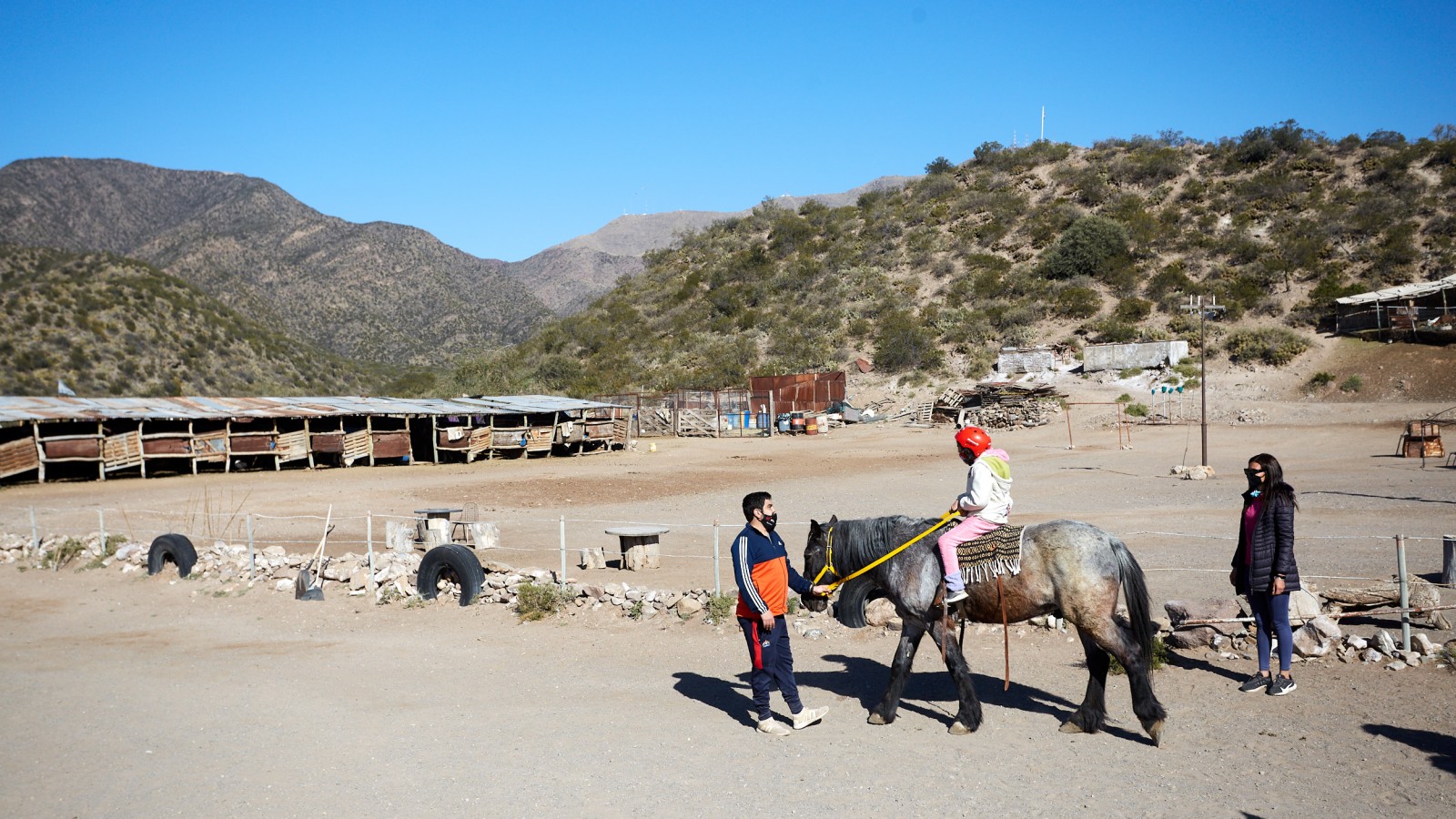 El programa de Equinoterapia de Las Heras tuvo su Mes de la Niñez