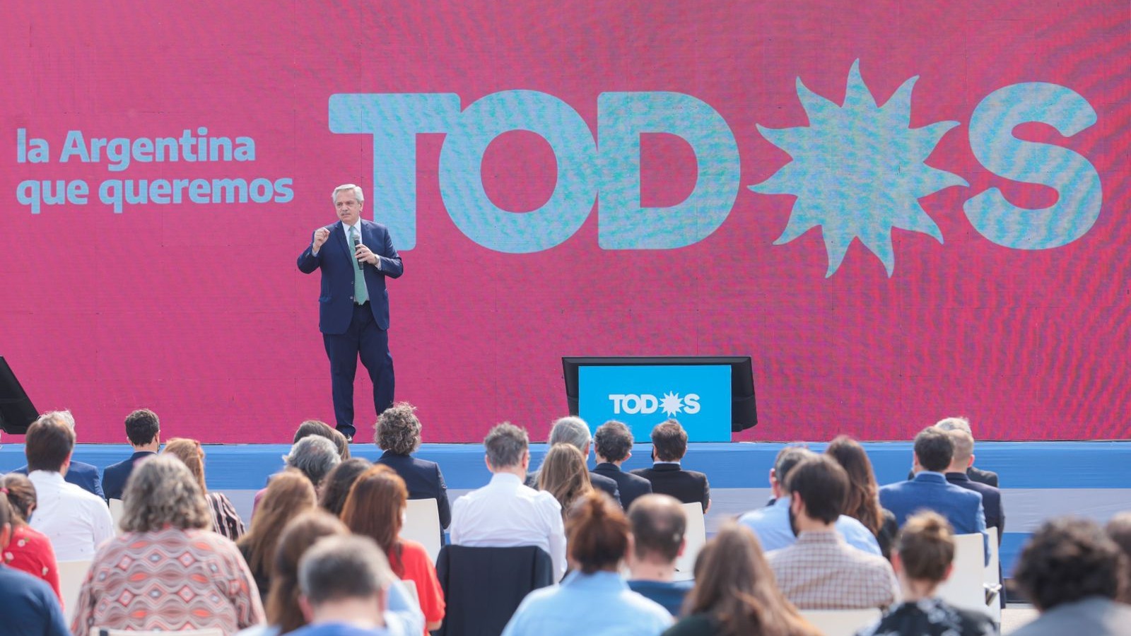 Acto federal en Tecnópolis