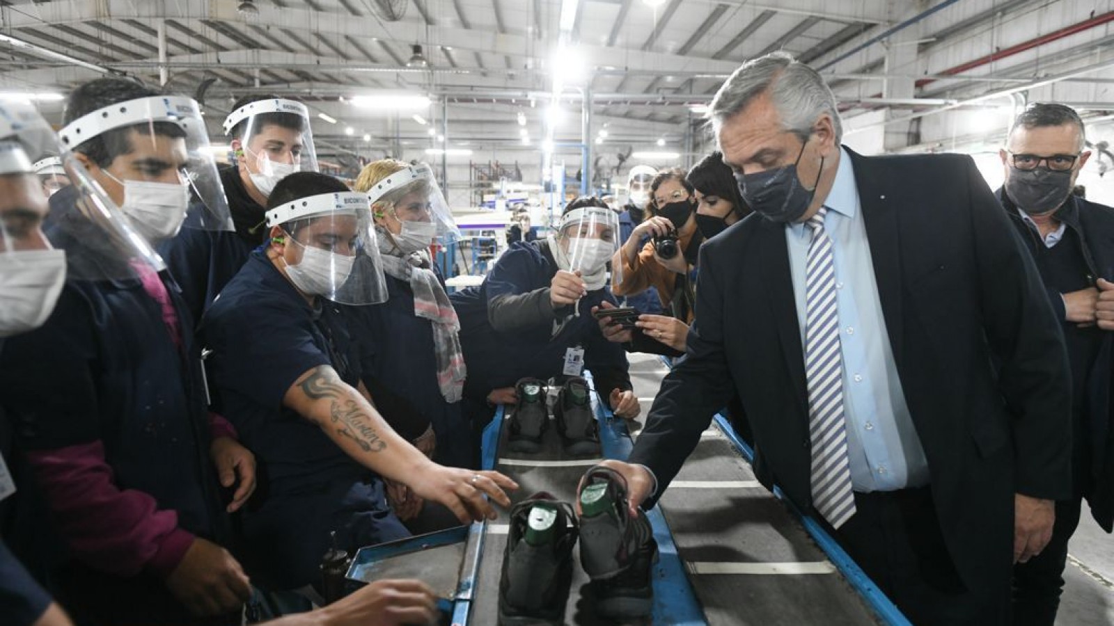 El Presidente recorrió Bicontinentar
