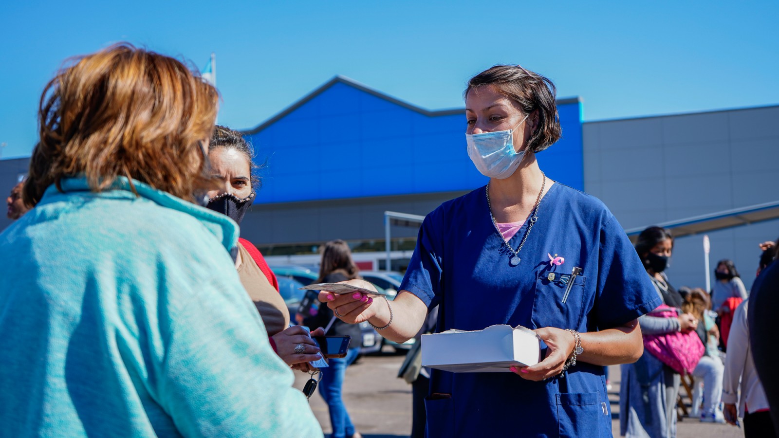 Operativo de salud especial en Uspallata-LSA