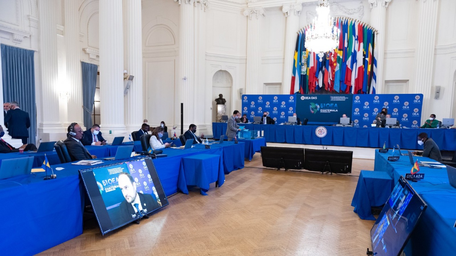 Malvinas: la OEA aprobó por aclamación el apoyo a Argentina