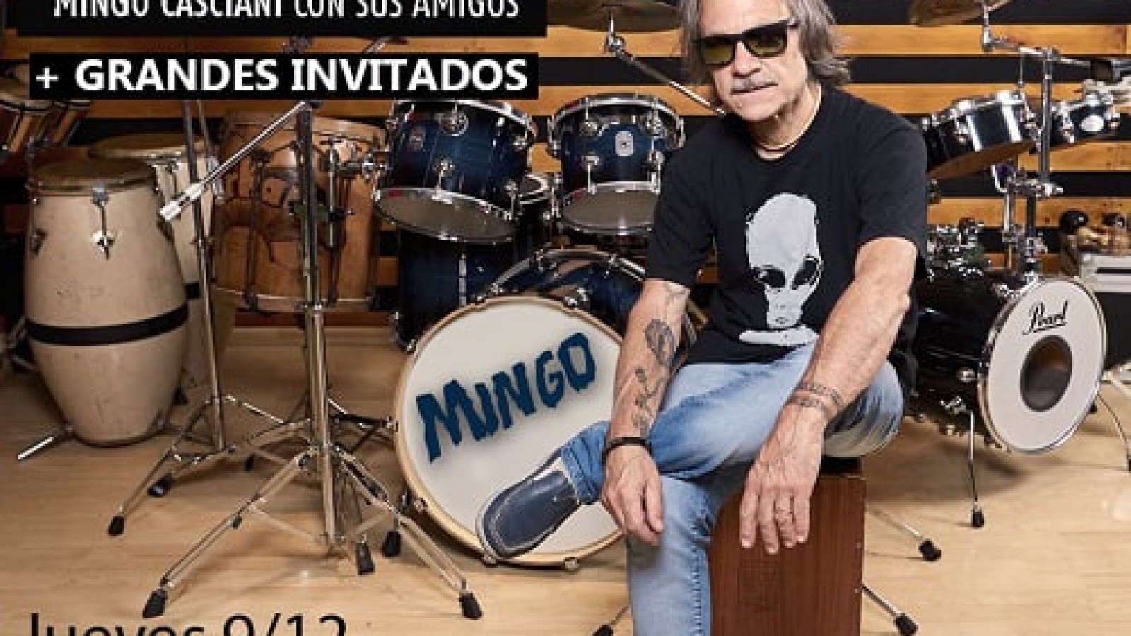 Presentación en vivo de un disco monumental de Mingo Casciani