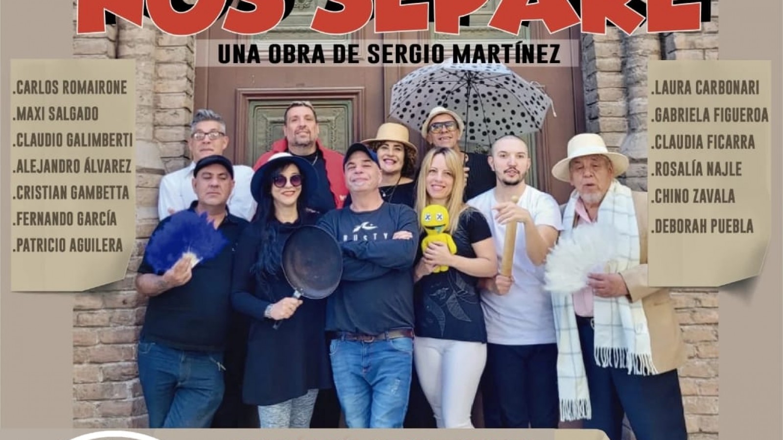 El elenco Comunicaktores presenta «Hasta que la vida nos separe»