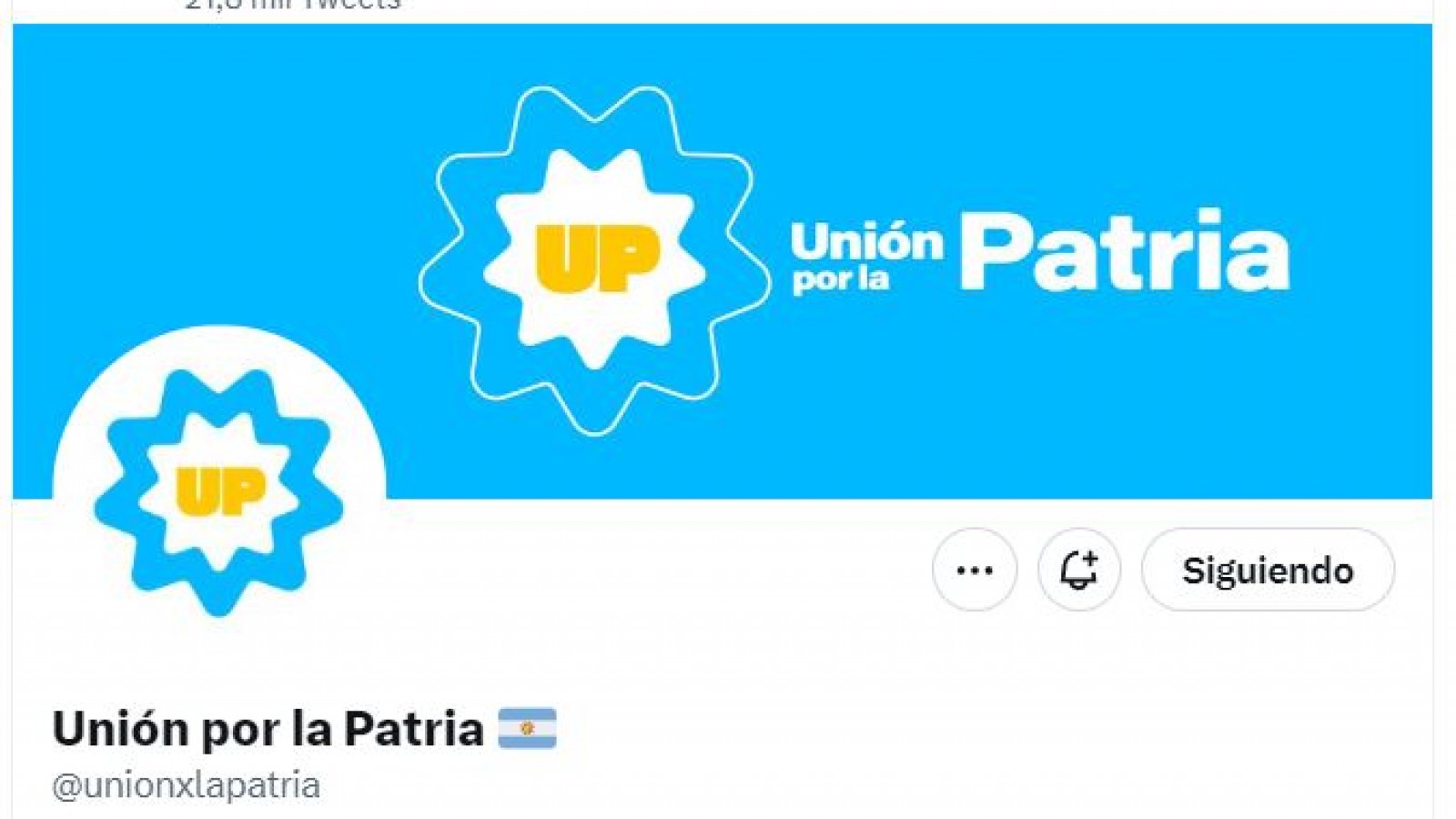 El Frente de Todos, fue. Ahora es Unión por la Patria