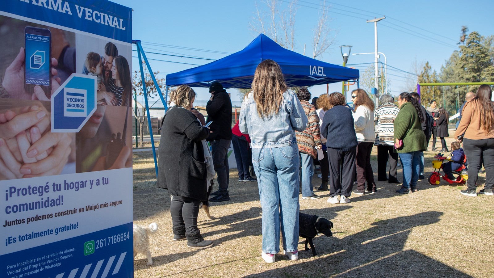 Stevanato colocará alarmas comunitarias en 100 barrios de Maipú