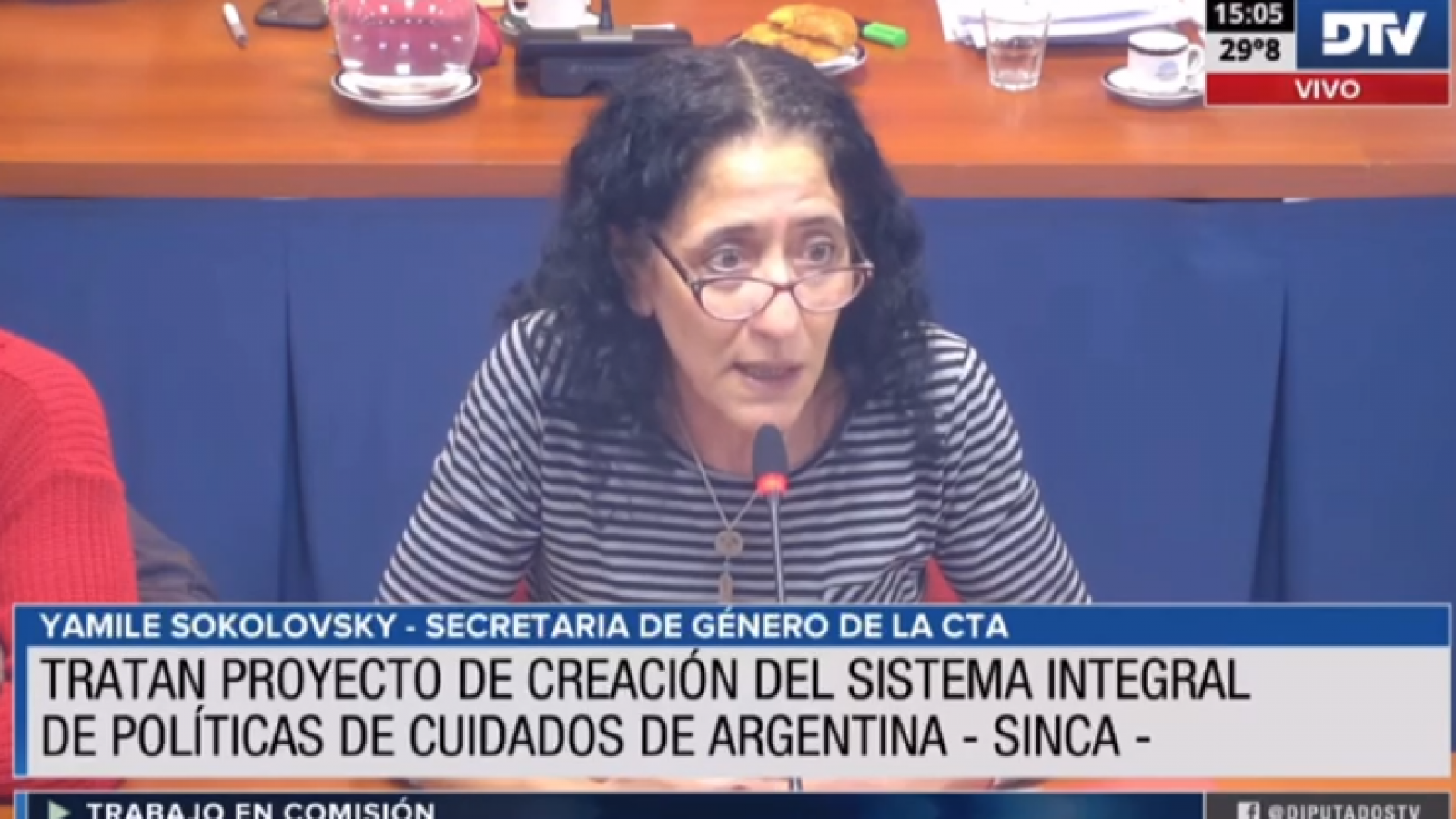 Representantes gremiales respaldaron el proyecto que crea el sistema integral de cuidados