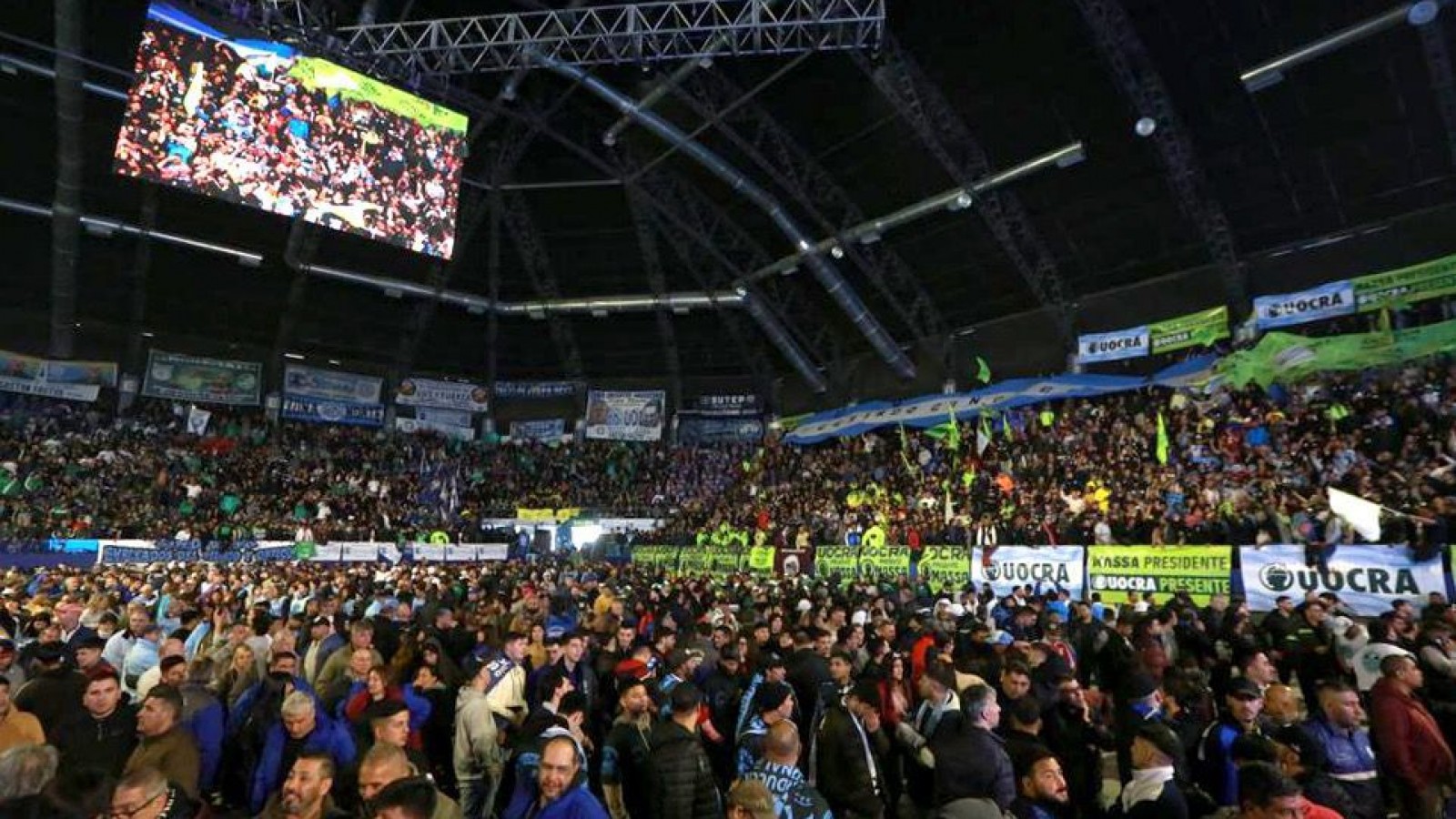 Massa encabezó acto con la CGT: «Voy a ser el Presidente de los trabajadores?