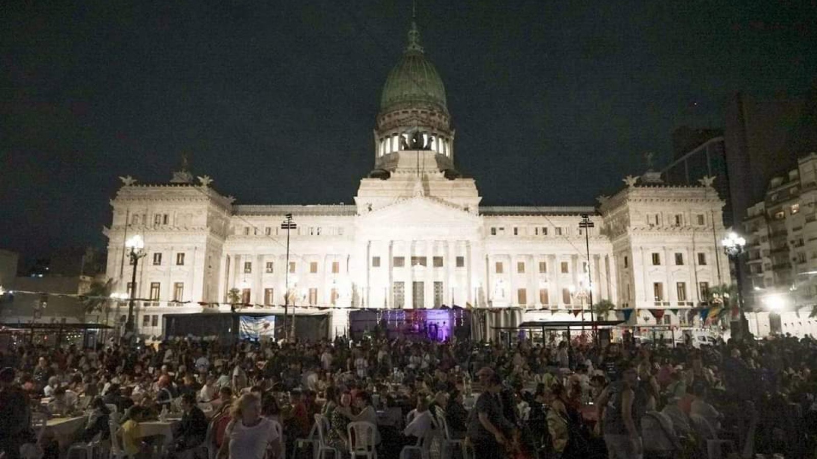 Multitudinario festejo de Navidad solidario y compartido