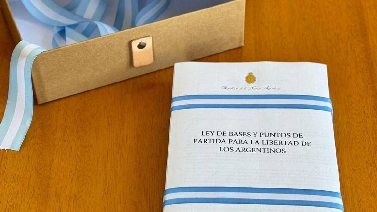 "Ley de Bases y Puntos de Partida para la Libertad de los Argentinos" la ley que envió Javier Milei al Congreso