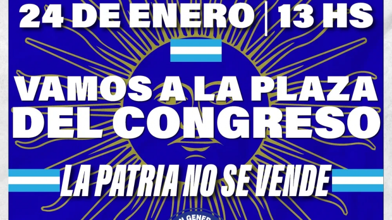 Un paro nacional histórico, con el apoyo de las centrales obreras del mundo.