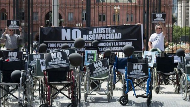 Discapacidad rechaza el escaso aumento en las prestaciones del gobierno de Milei