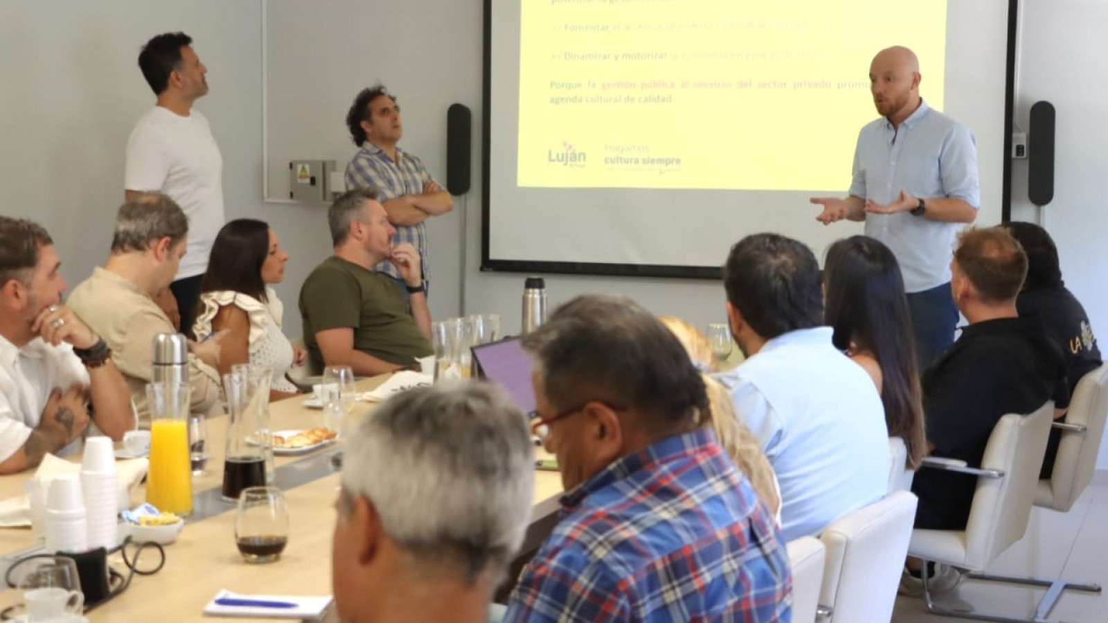 Allasino presentó la Agencia de Promoción Cultural de Luján de Cuyo