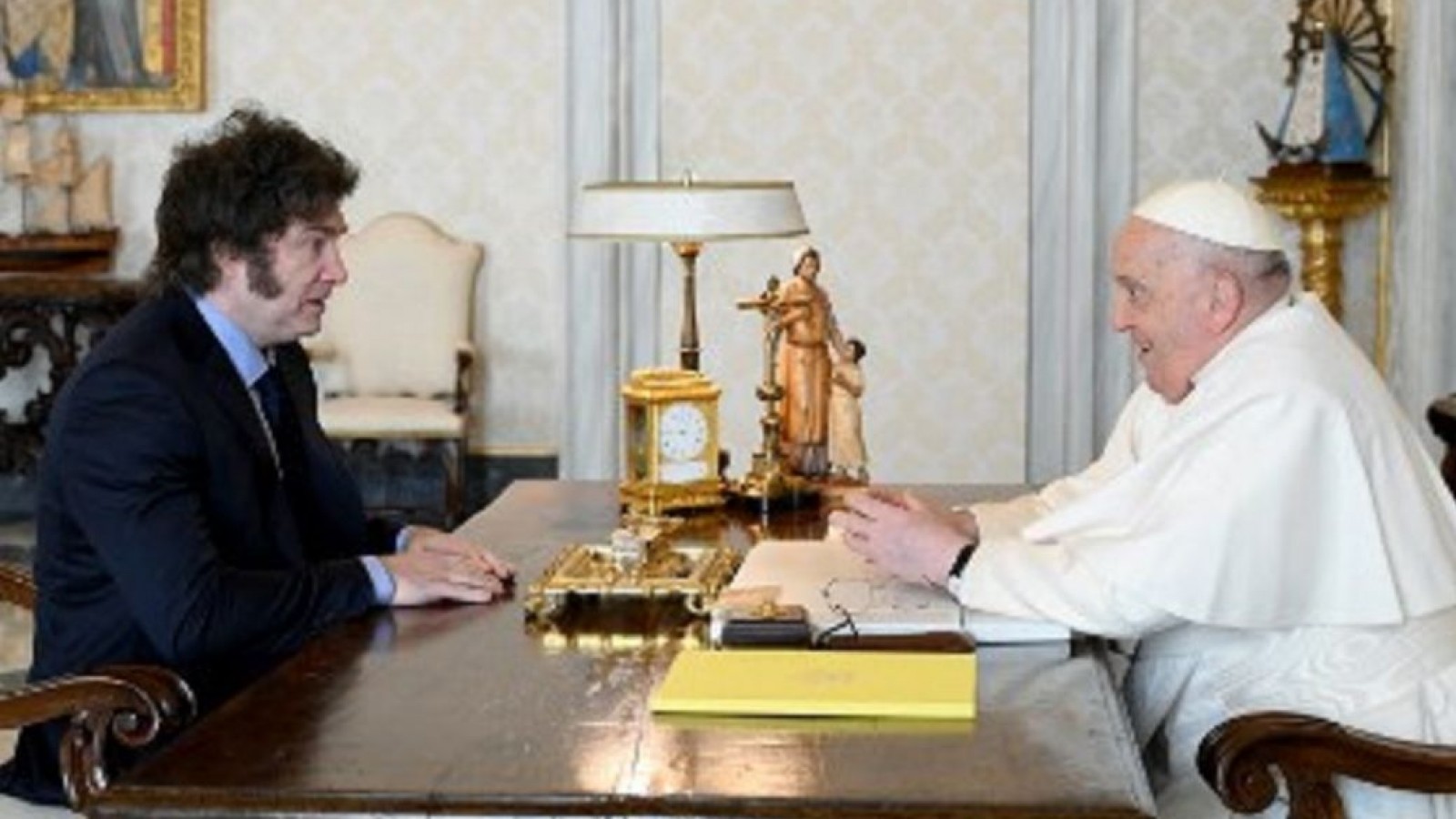 El presidente Milei y el Papa Francisco se reunieron en el Vaticano