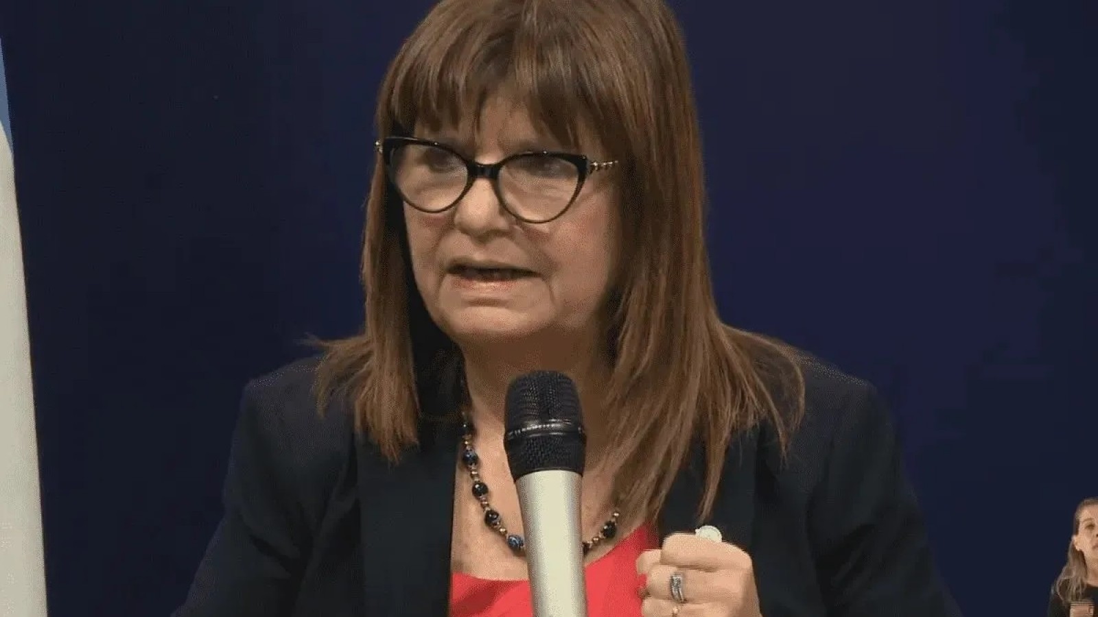 Patricia Bullrich defendió el "protocolo antipiquetes" en Comodoro Py
