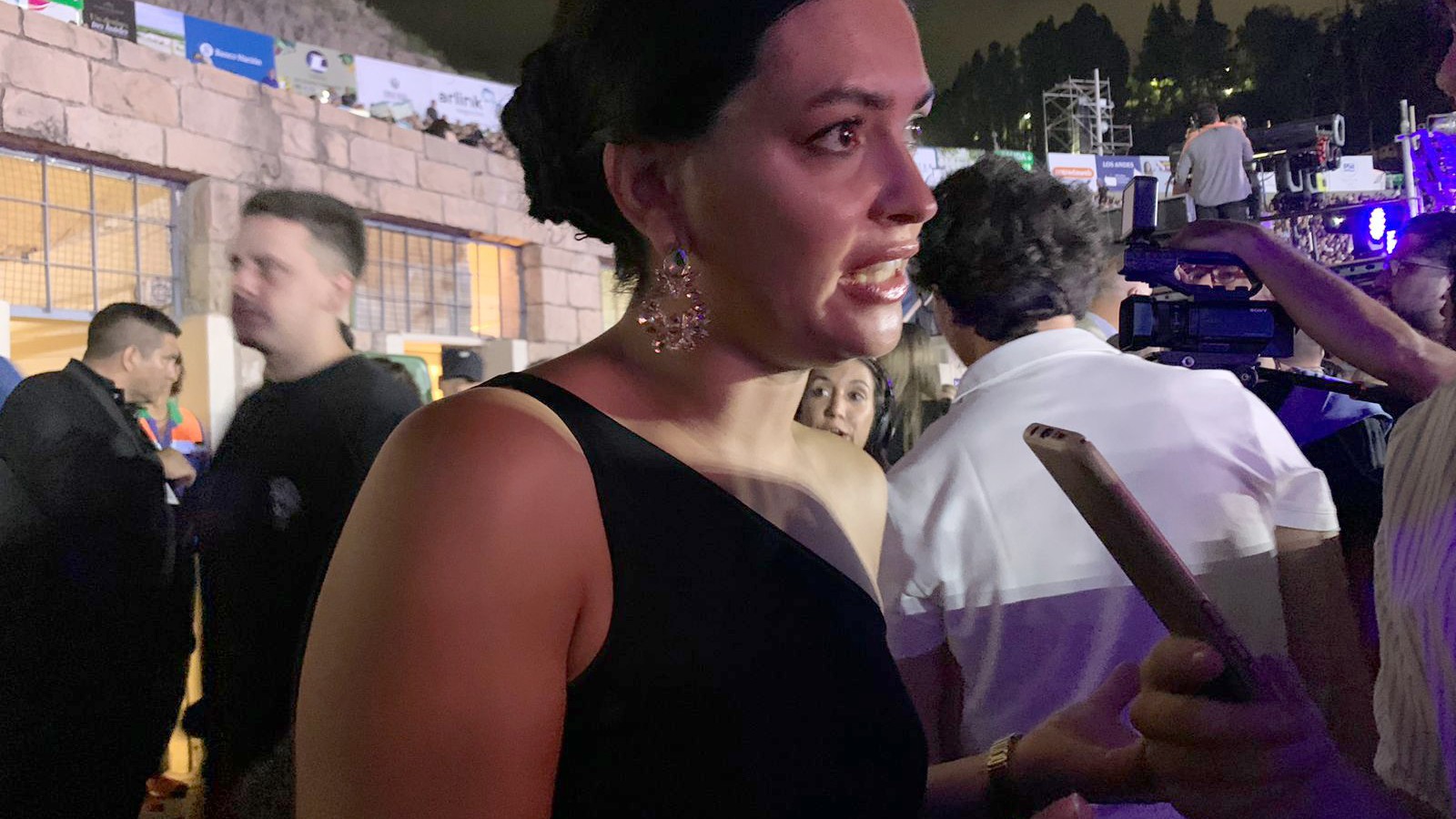 Flor Detéfanis, Intendenta de Santa Rosa, en la Vendimia 2024